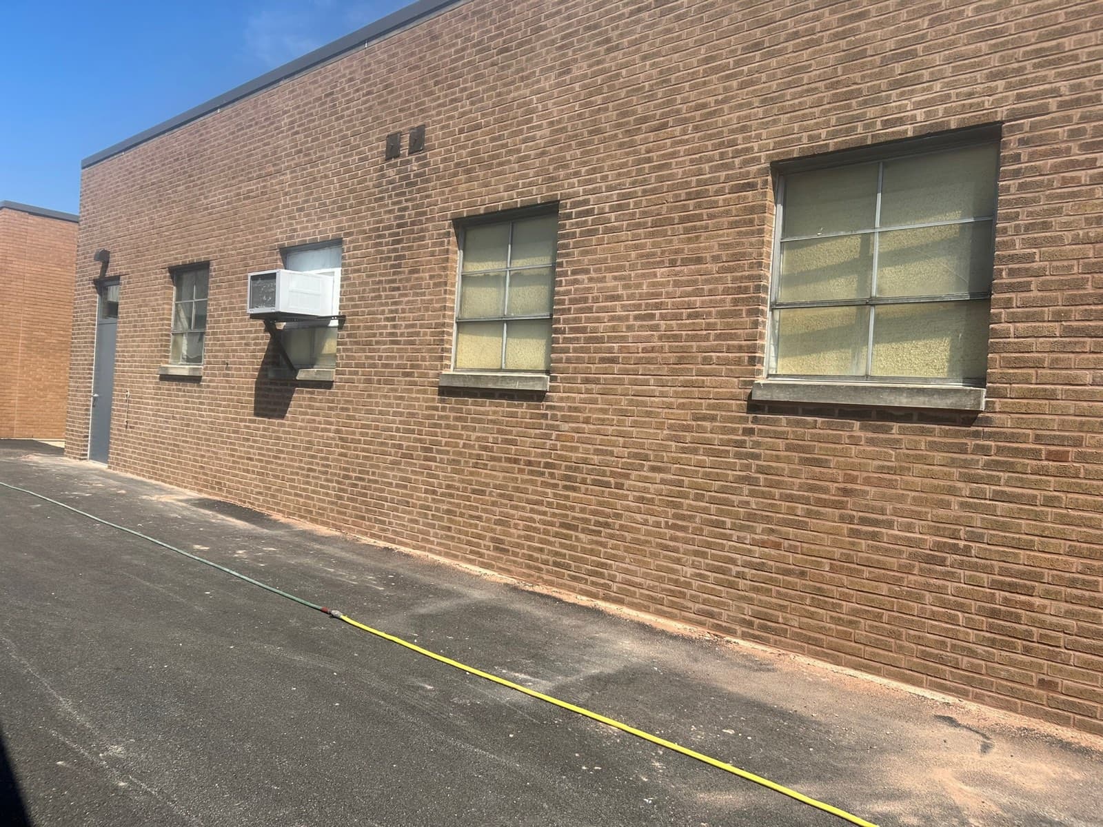 Brick Wall Cleaning — completed