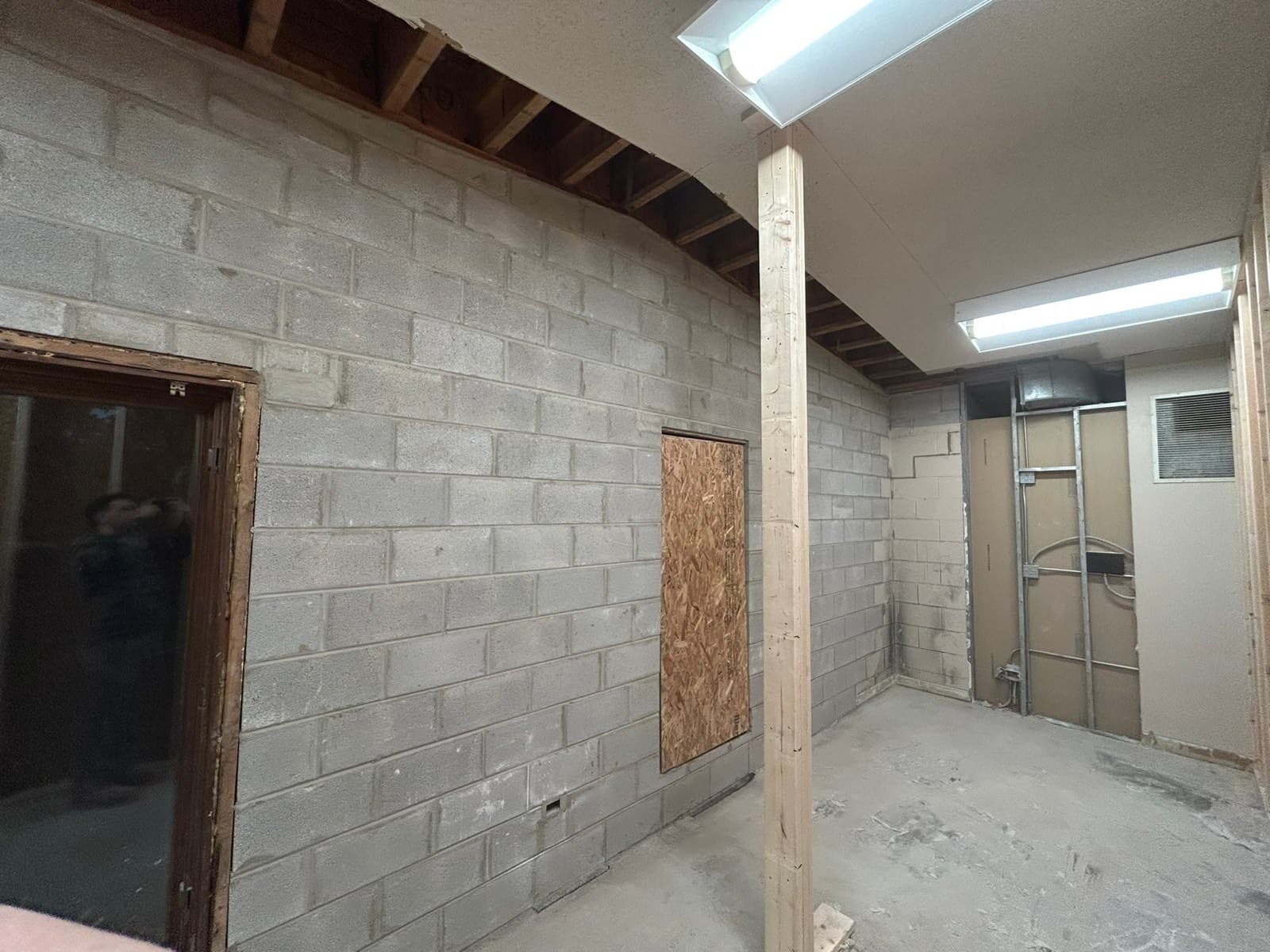Block Wall Rebuild — completed