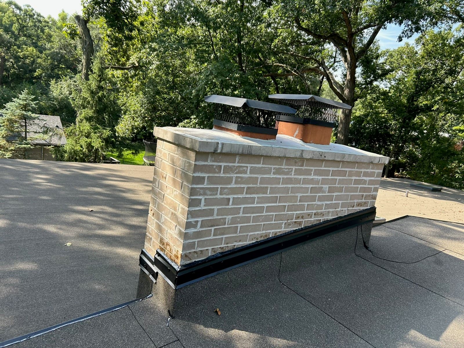 Brick Chimney Rebuild — completed