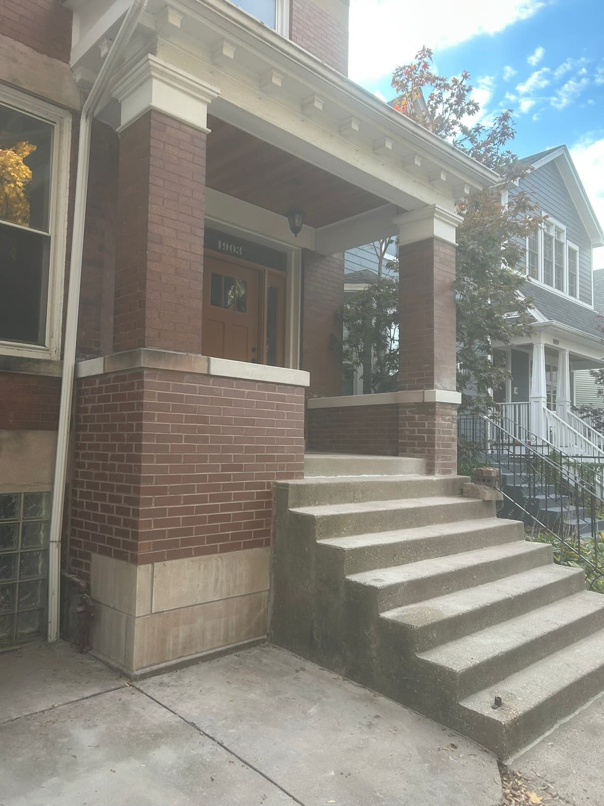 Structural masonry rebuild